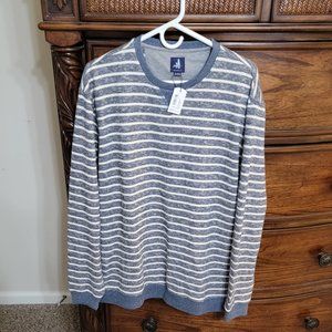 NWT blue/white Johnnie-O Sweater size XL